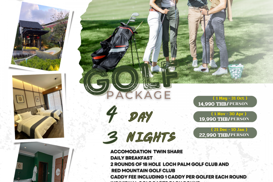 Package Golf 4 DAY 3 NIGHTS